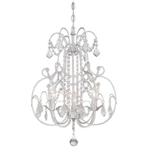 20 in. 3 Lights Chandelier Chrome finish