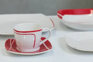 20pcs Moderne Dinner Set - Lignes