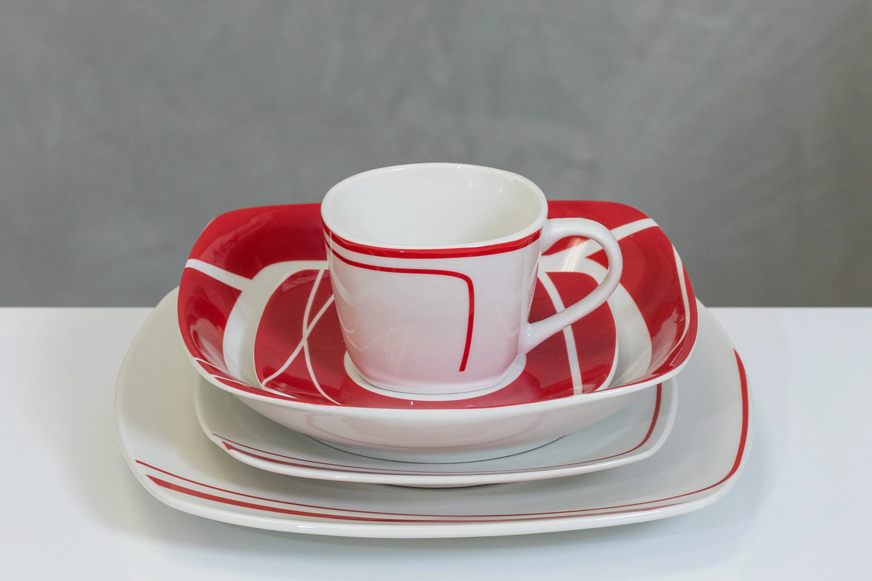 20pcs Moderne Dinner Set - Lignes