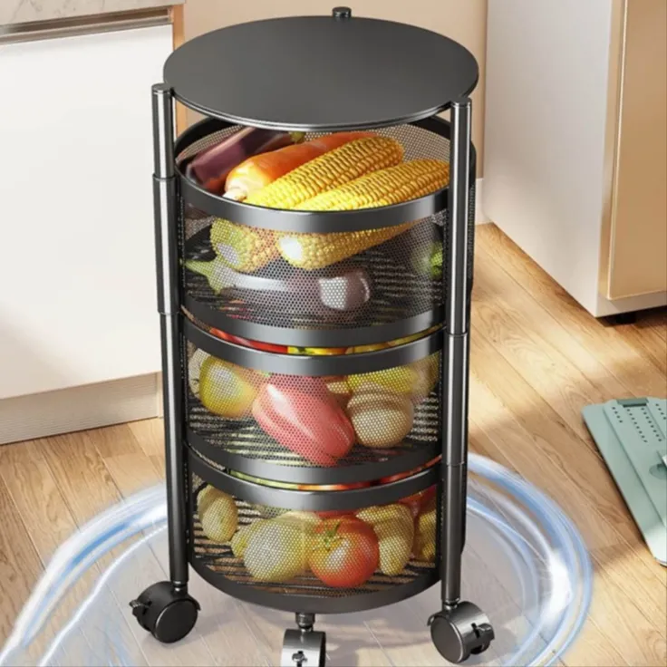 3-Layer Rotating Storage Basket