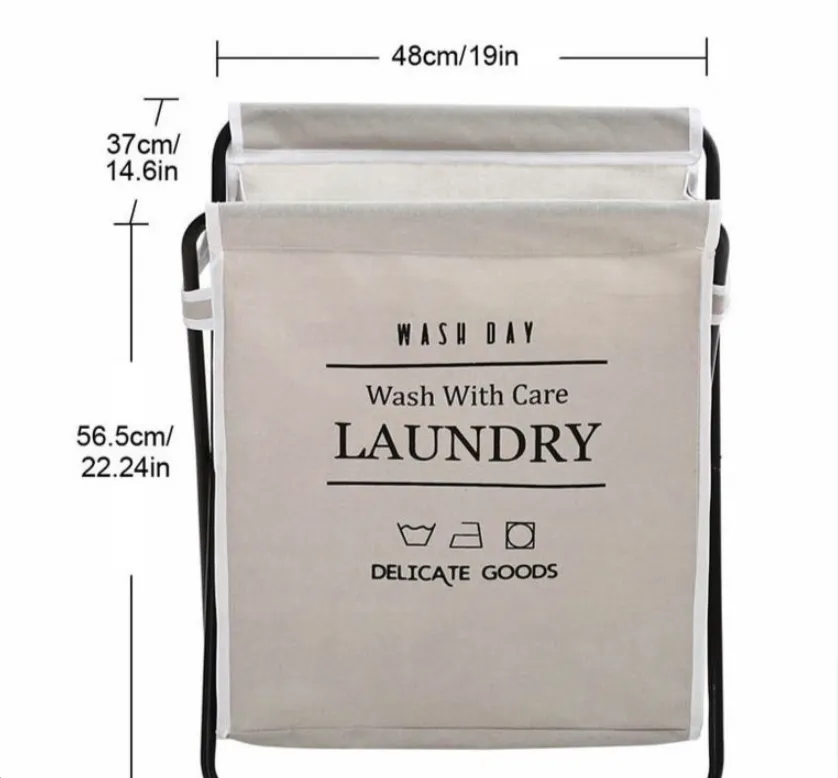 48Cm Collapsible Laundry Basket Gzmz-11