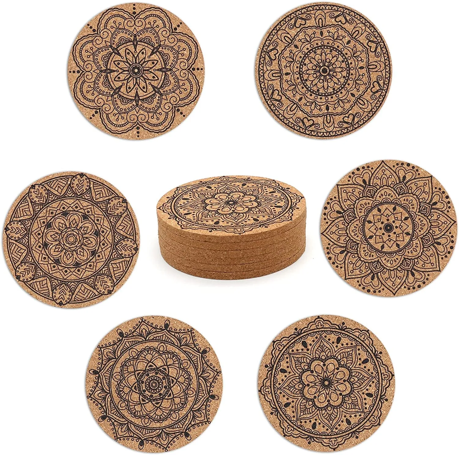 6 pcs Coasters for Drinks