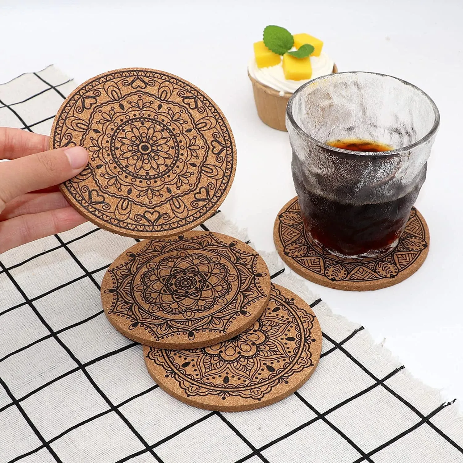 6 pcs Coasters for Drinks
