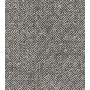 Abbot Hand-Tufted Carpet, Charcoal