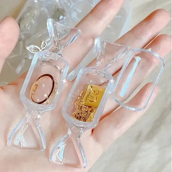 Acrylic Candy Shape Jewellery Organizer ( Pack of 10 )