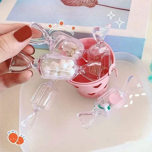 Acrylic Candy Shape Jewellery Organizer ( Pack of 10 )