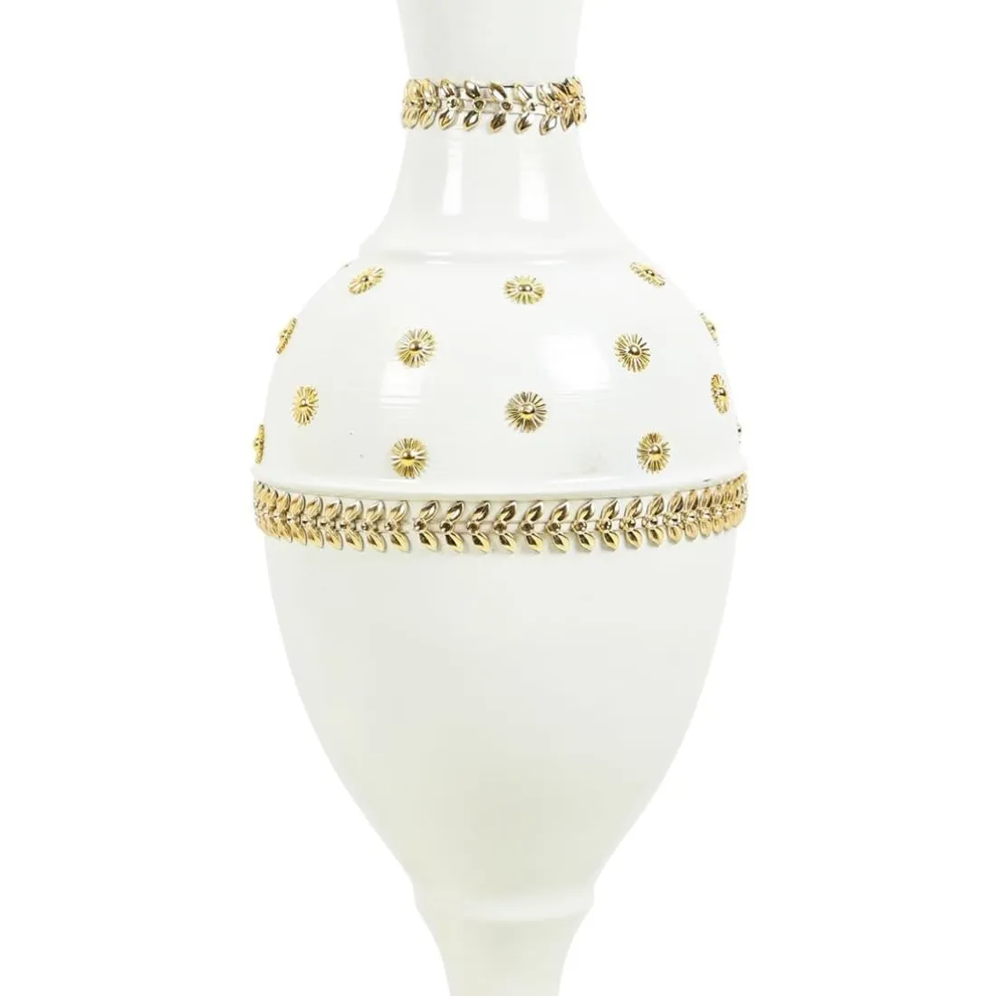 AdiCollar Flower Vase Big Size for Living Room Corner - 24 Inches Long - White Star - Pack of 1