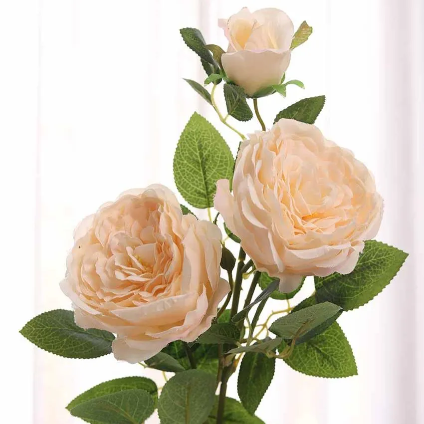 Alberto Rose Artificial Flower | Vase Not Included