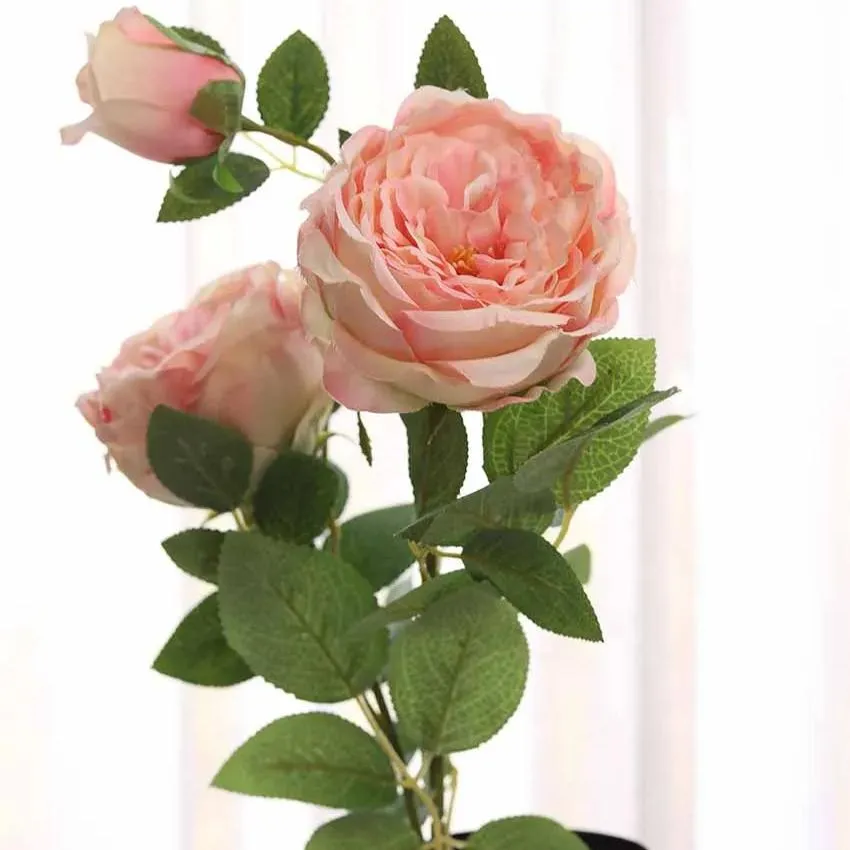 Alberto Rose Artificial Flower | Vase Not Included