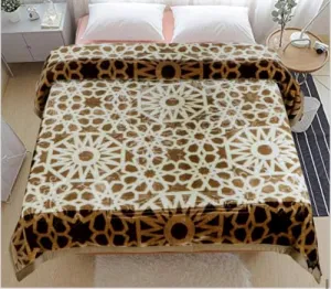 ALCITIC HOME Soft Fabric Touch Luxurious Imported Double Bed Double ply Blanket for Winters (Multicolor-10)