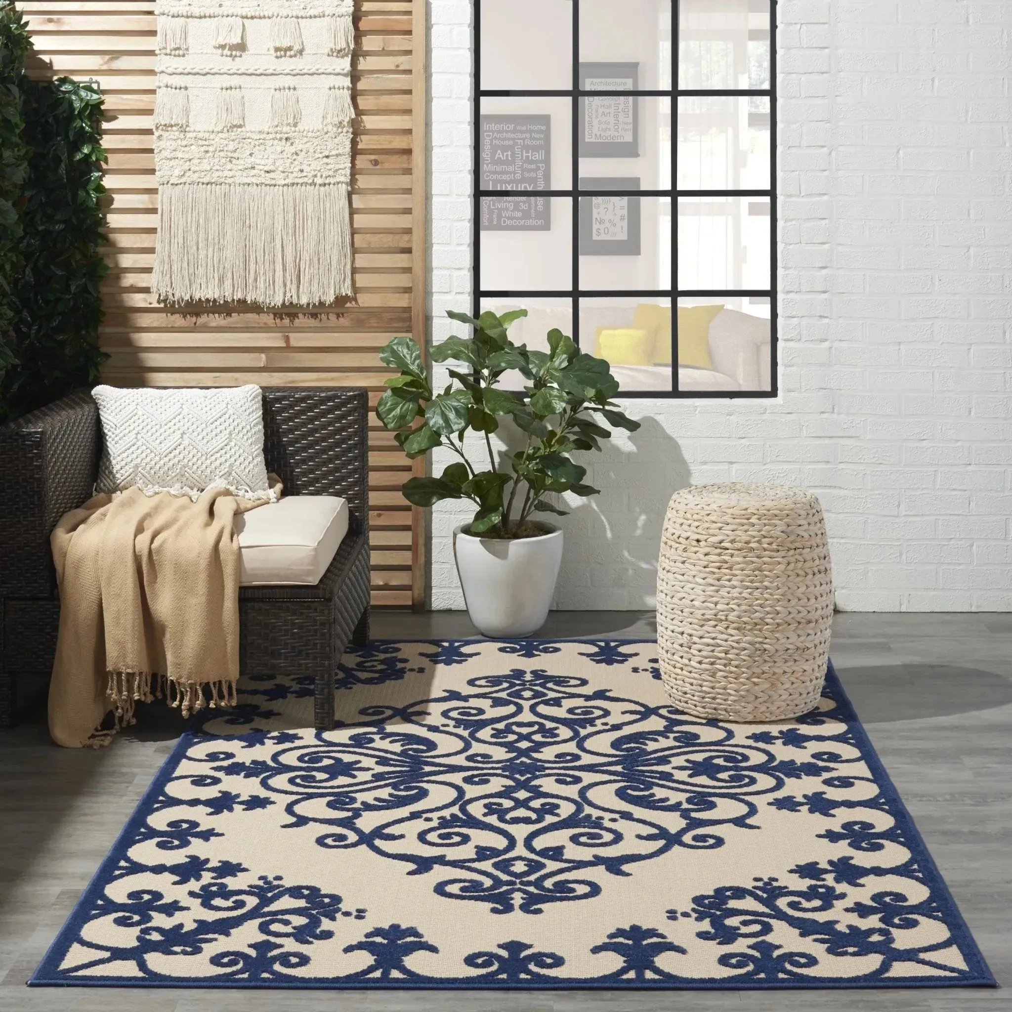 Aloha ALH12 Navy Rug