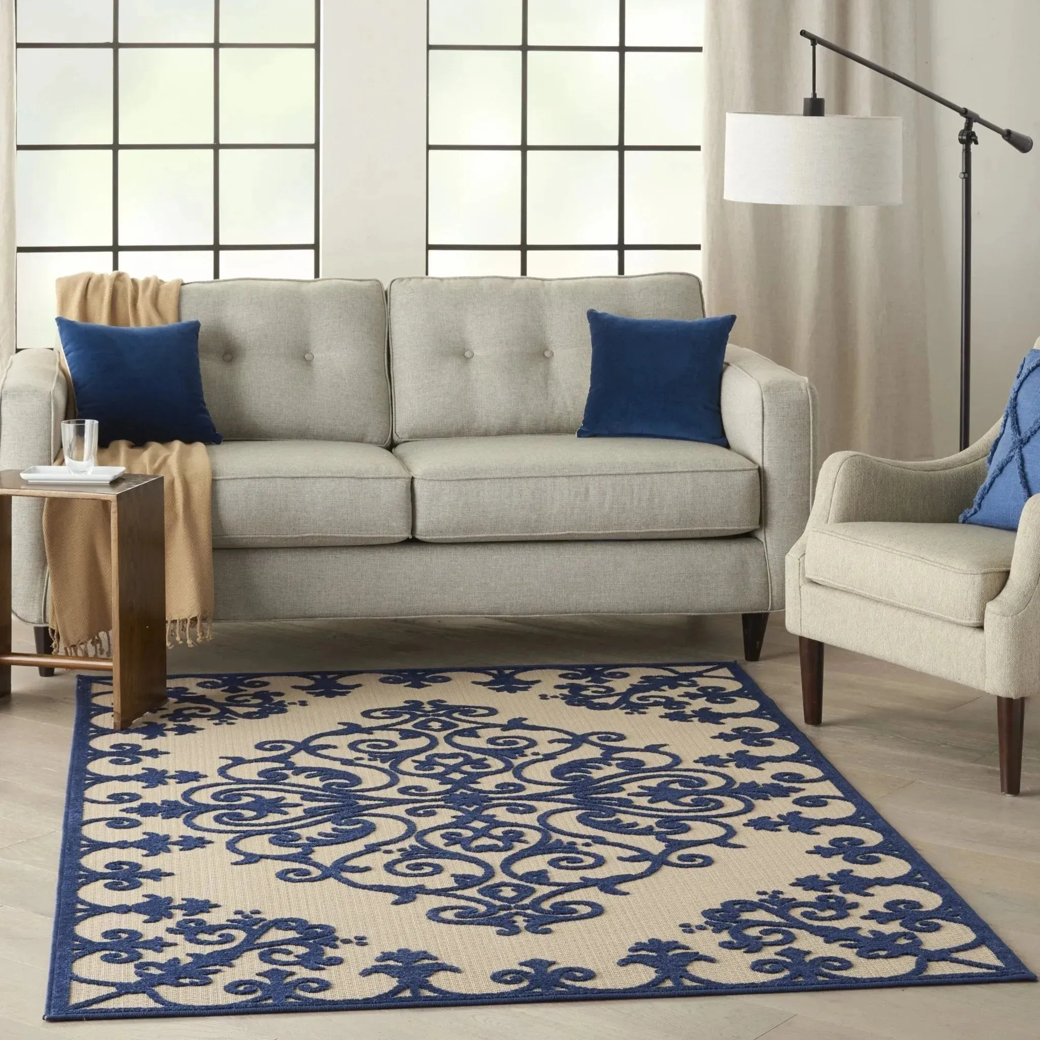 Aloha ALH12 Navy Rug
