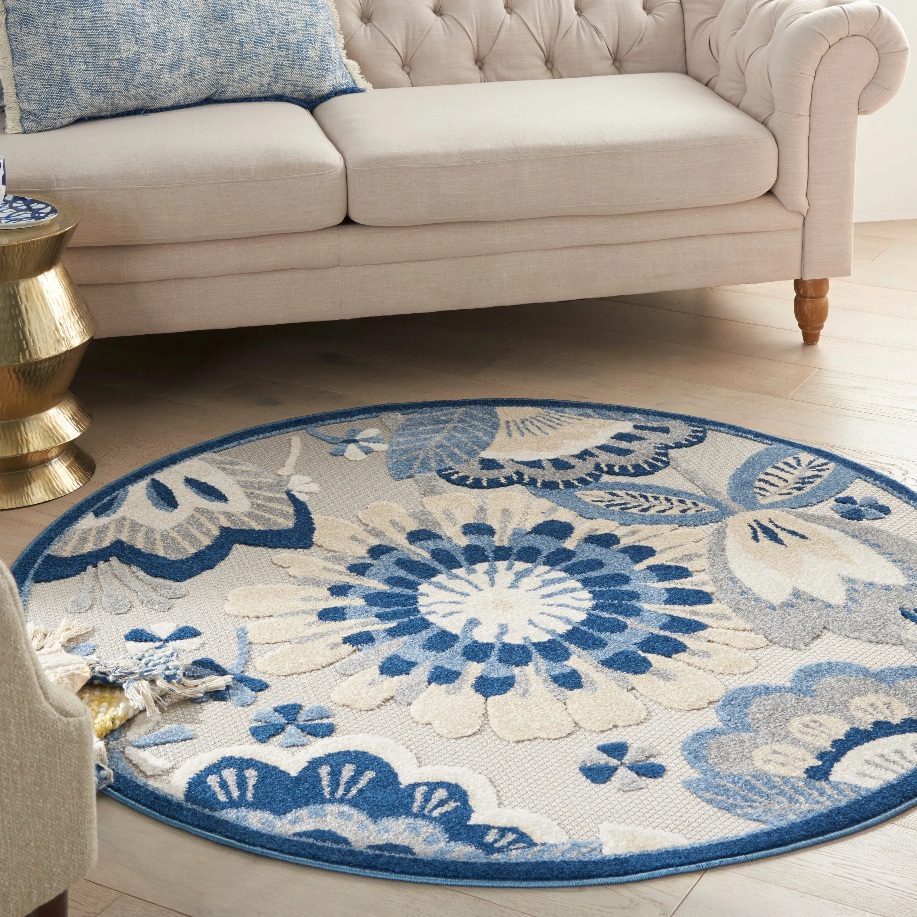 Aloha Blue/Grey Rug