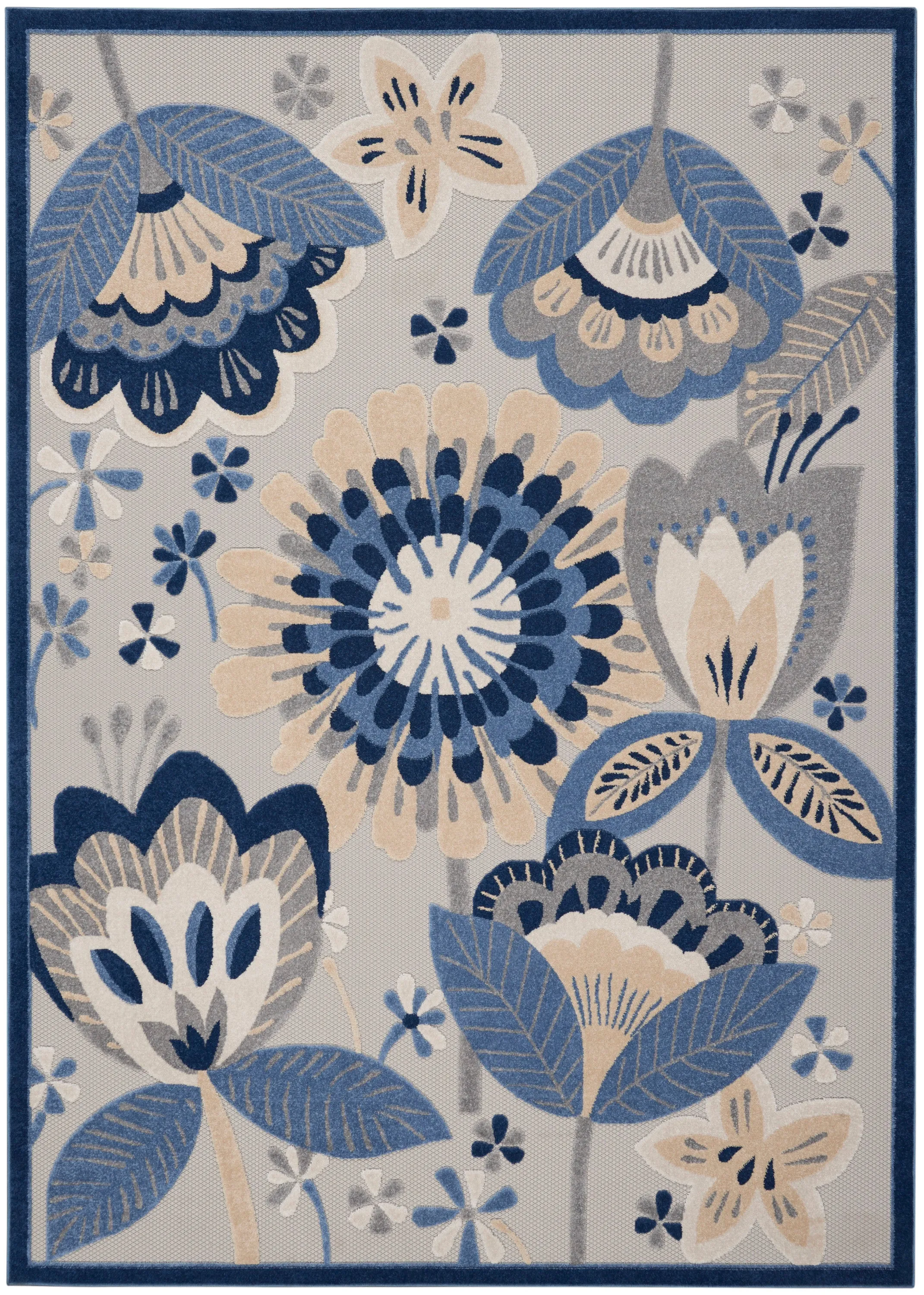 Aloha Blue/Grey Rug
