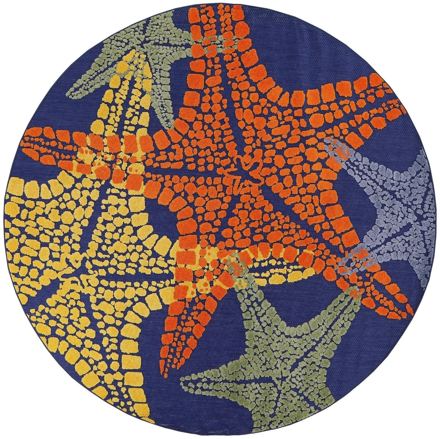 Aloha Indoor/Outdoor Blue/Multicolor Rug