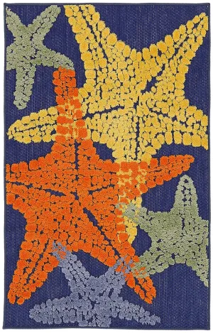 Aloha Indoor/Outdoor Blue/Multicolor Rug