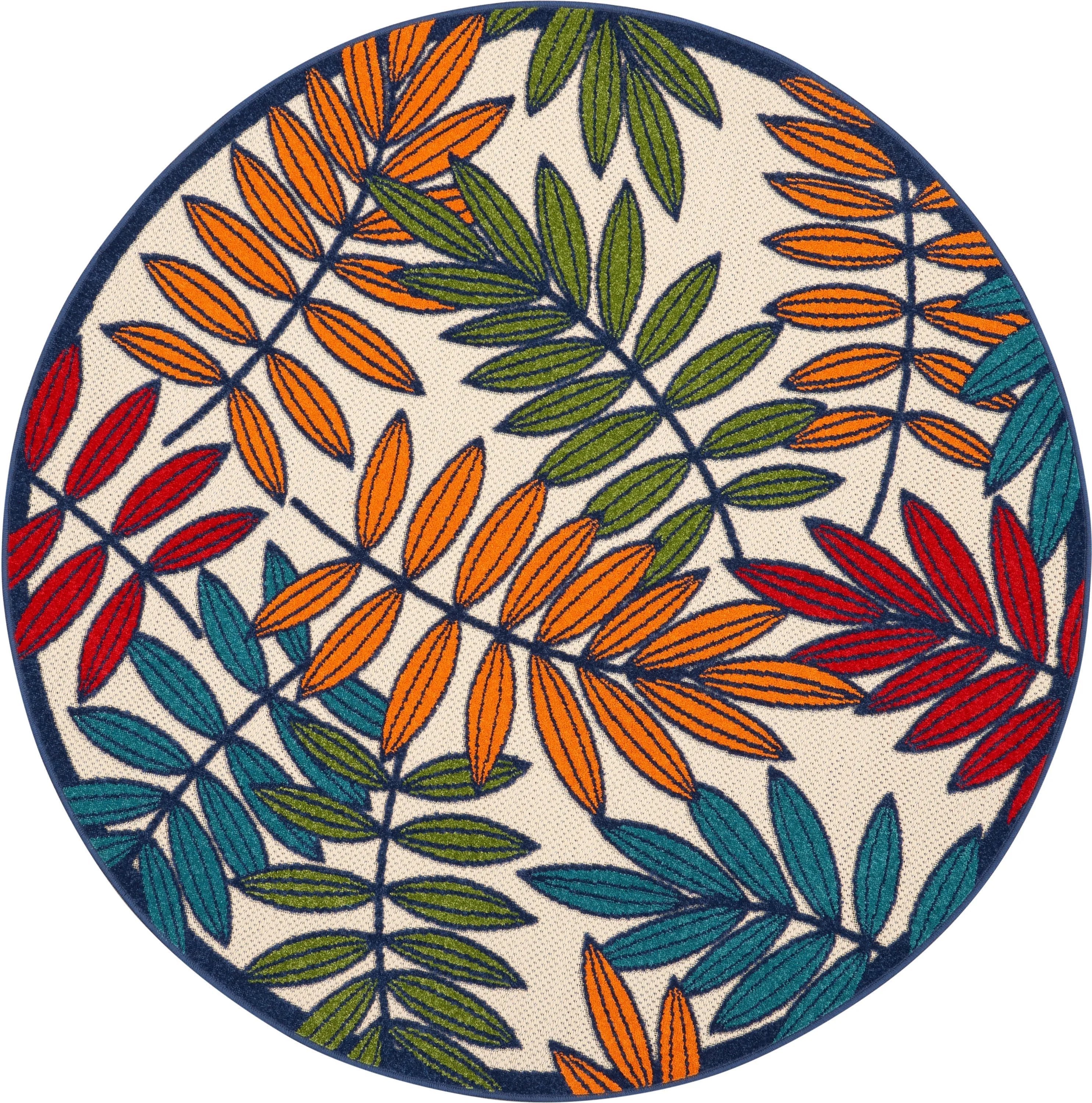 Aloha Indoor/Outdoor Multicolor Rug