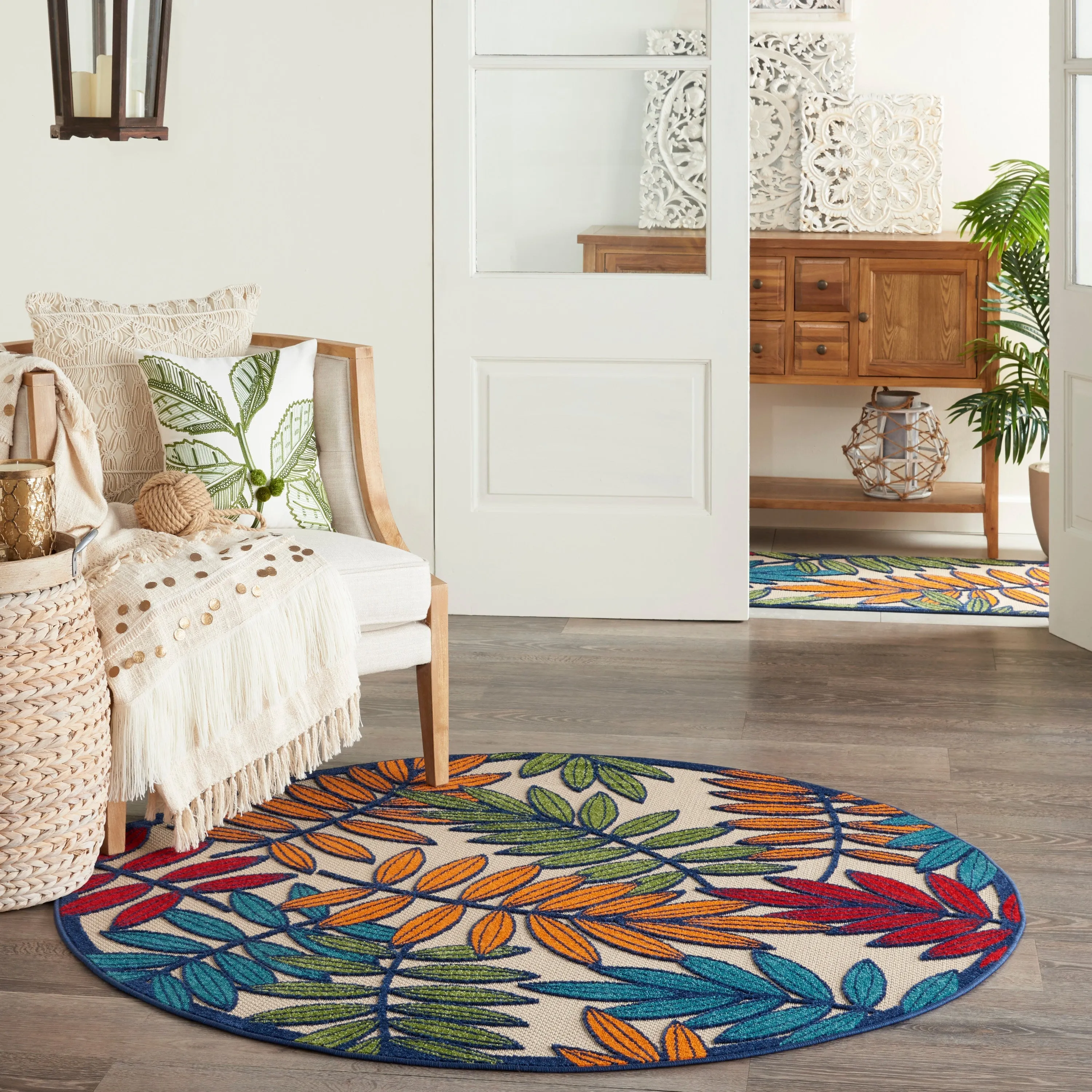 Aloha Indoor/Outdoor Multicolor Rug