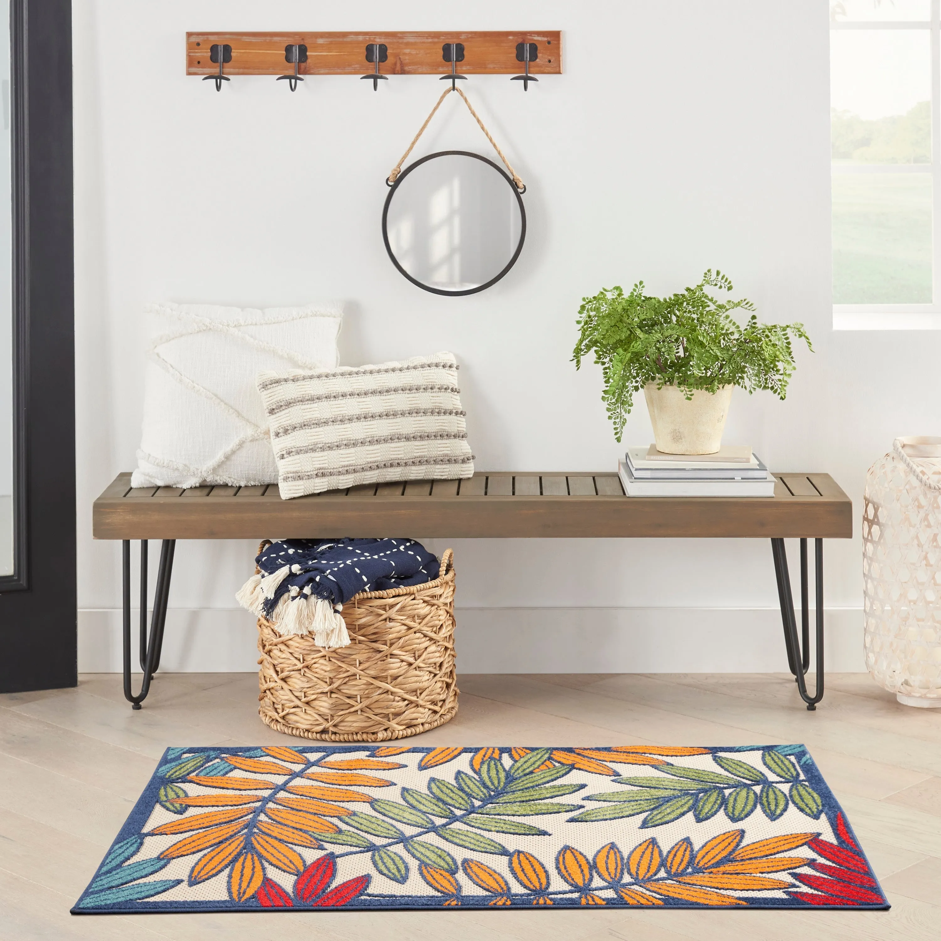 Aloha Indoor/Outdoor Multicolor Rug