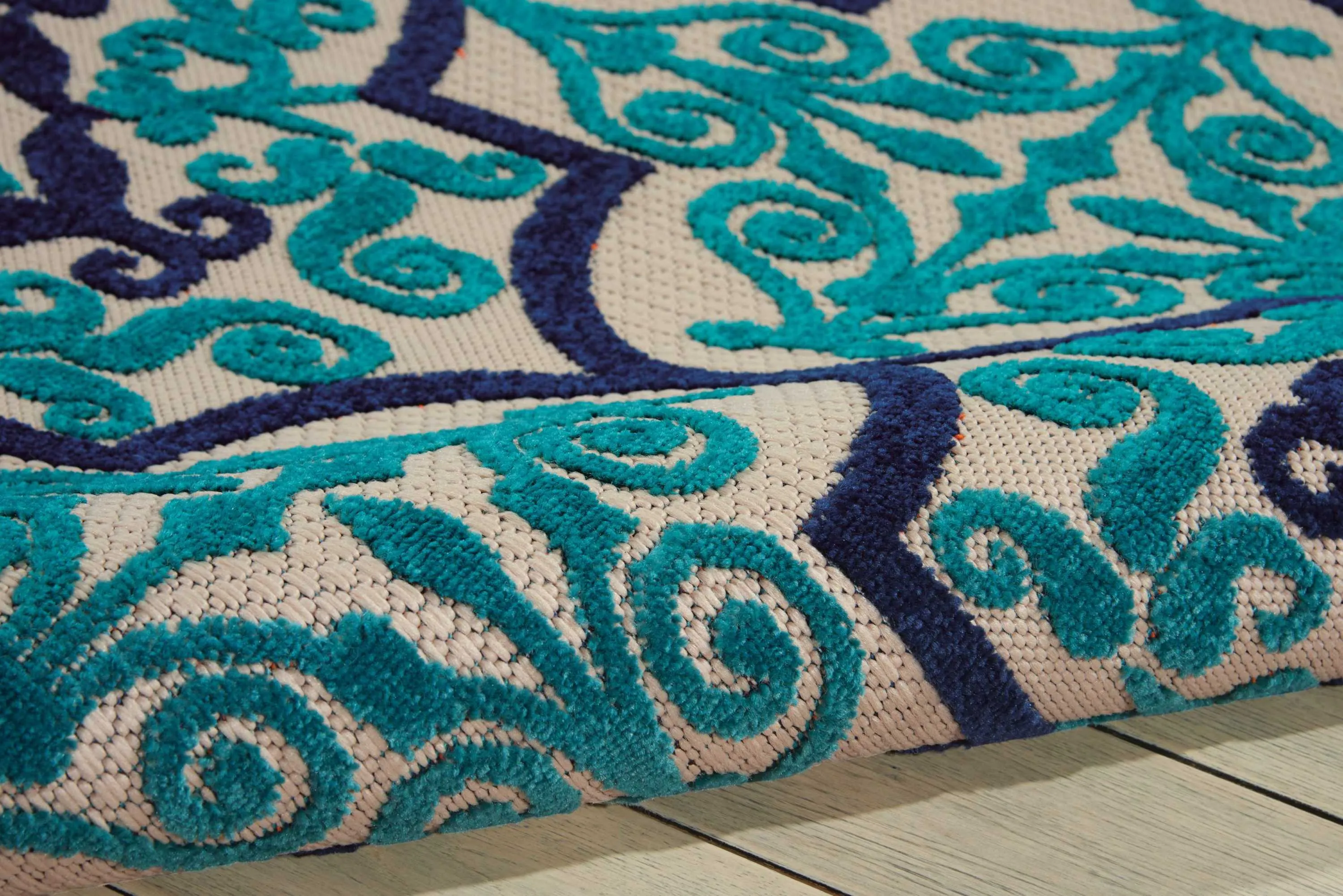 Aloha Indoor/Outdoor Navy Rug