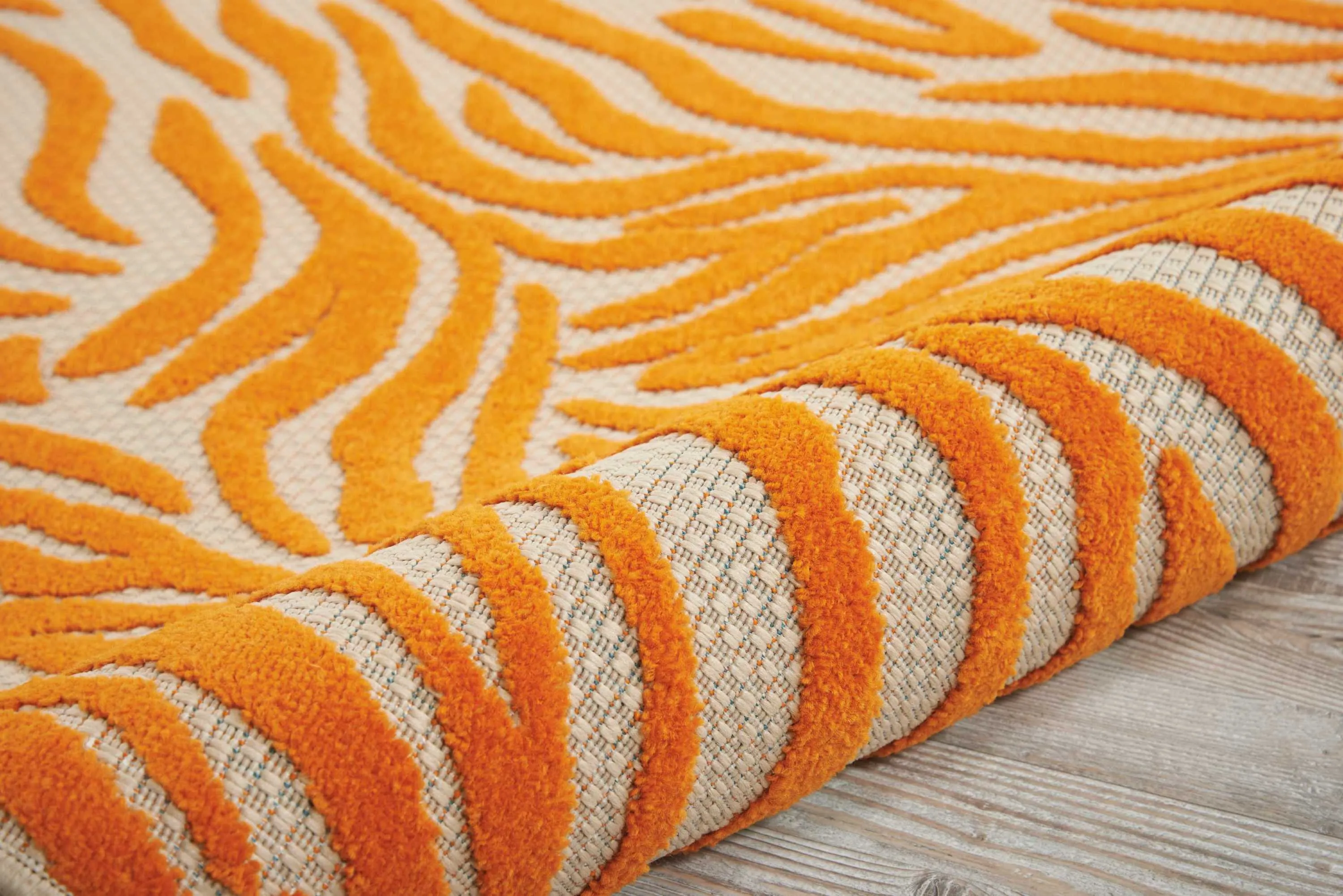 Aloha Indoor/Outdoor Orange Rug