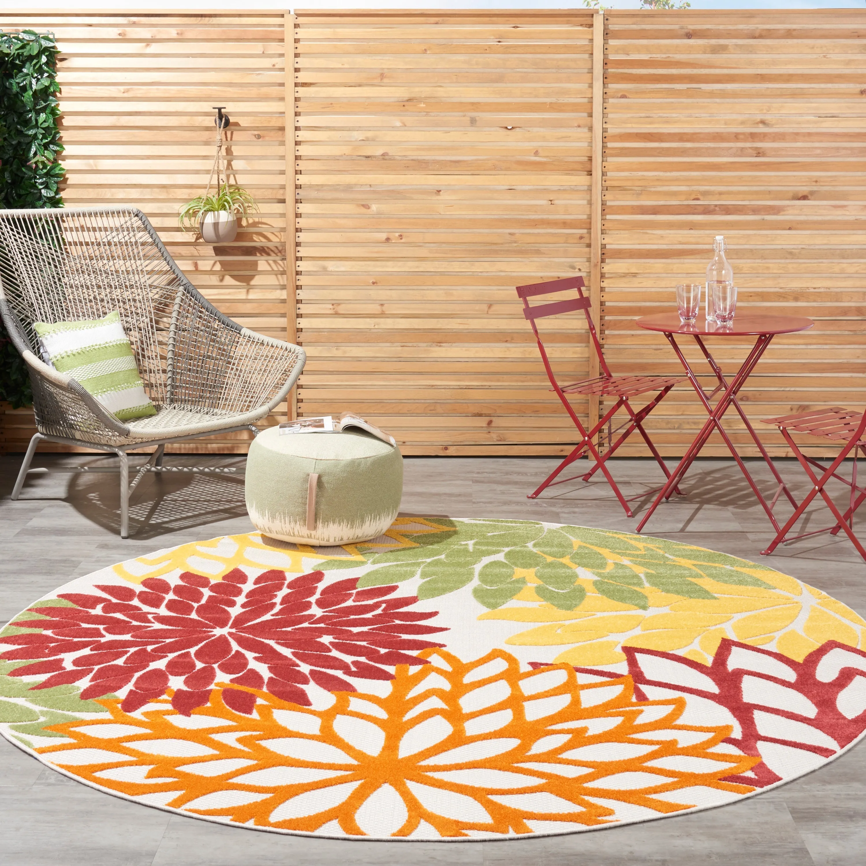 Aloha Red/Multicolor Rug