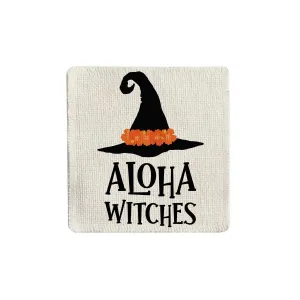 Aloha Witches Fabric Coaster