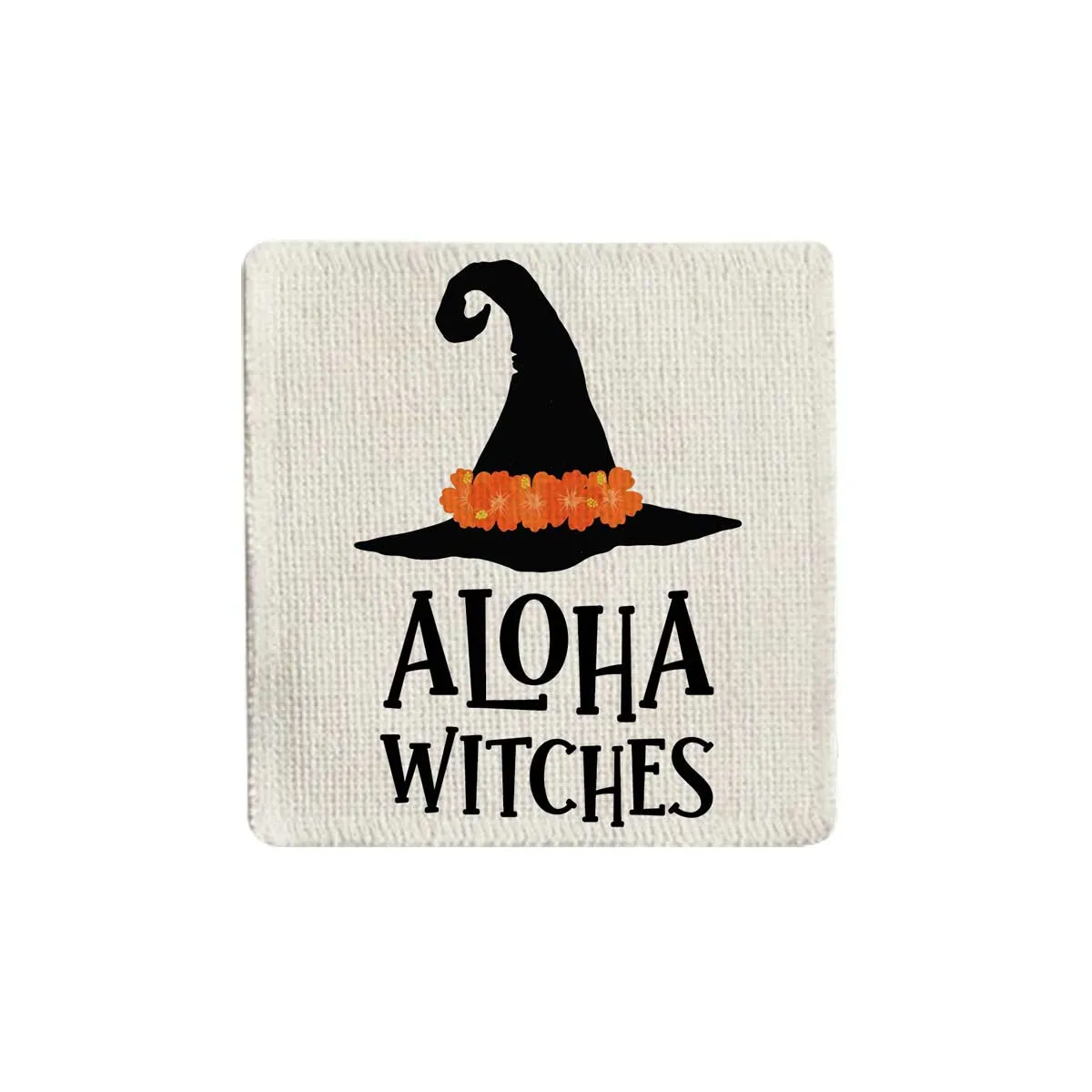 Aloha Witches Fabric Coaster