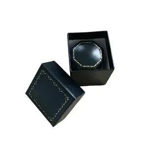 Antique Style Hexagon Ring Box