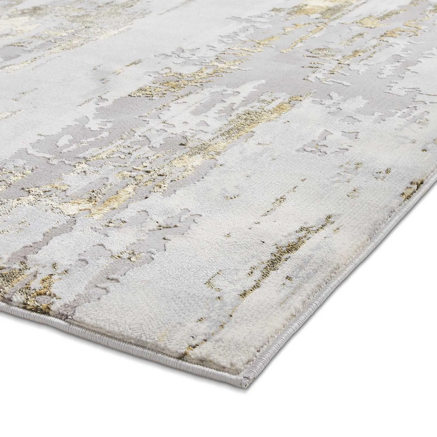 Apollo GR579 Grey/Gold Rug