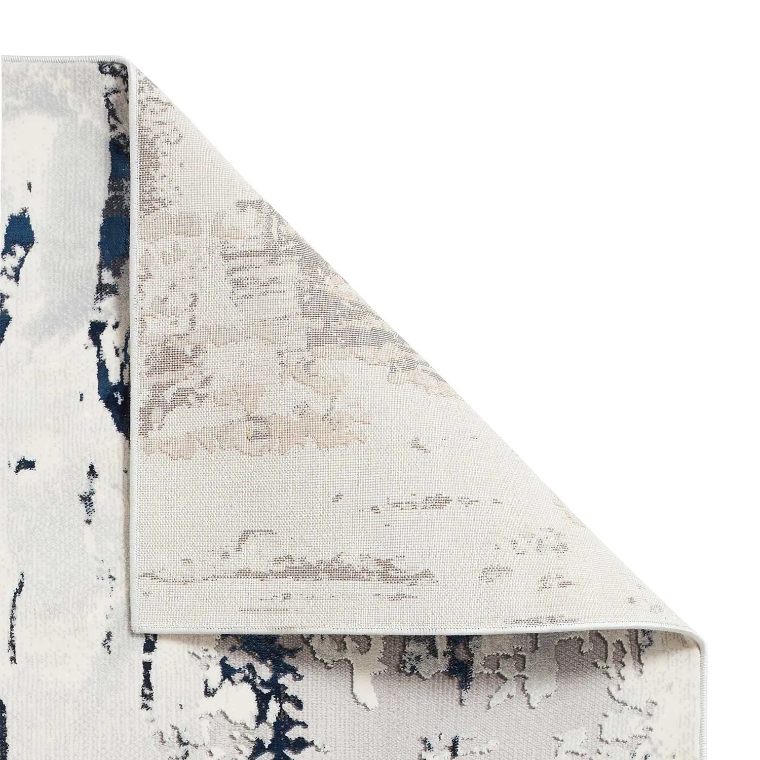 Apollo GR579 Grey/Navy Rug
