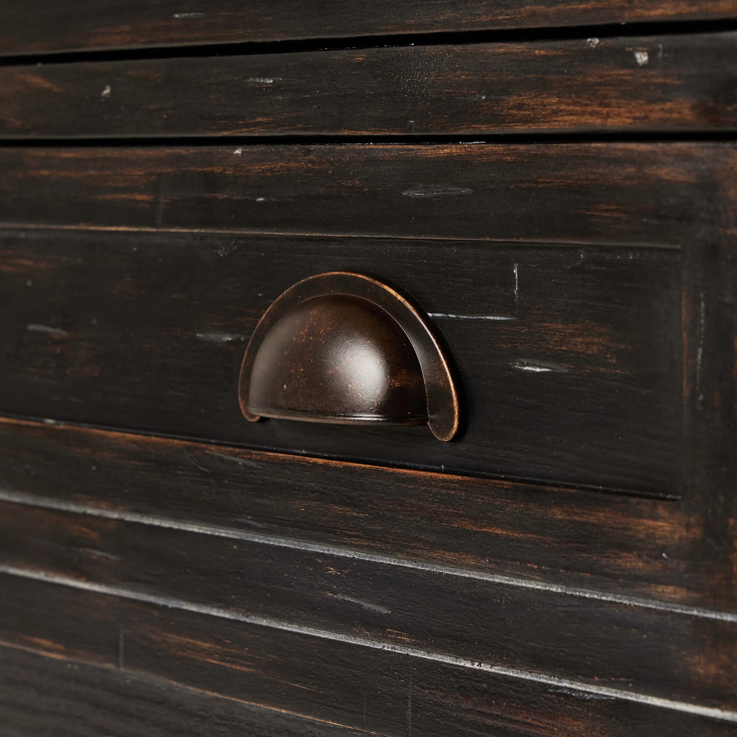 Architects Cabinet, Distressed Black