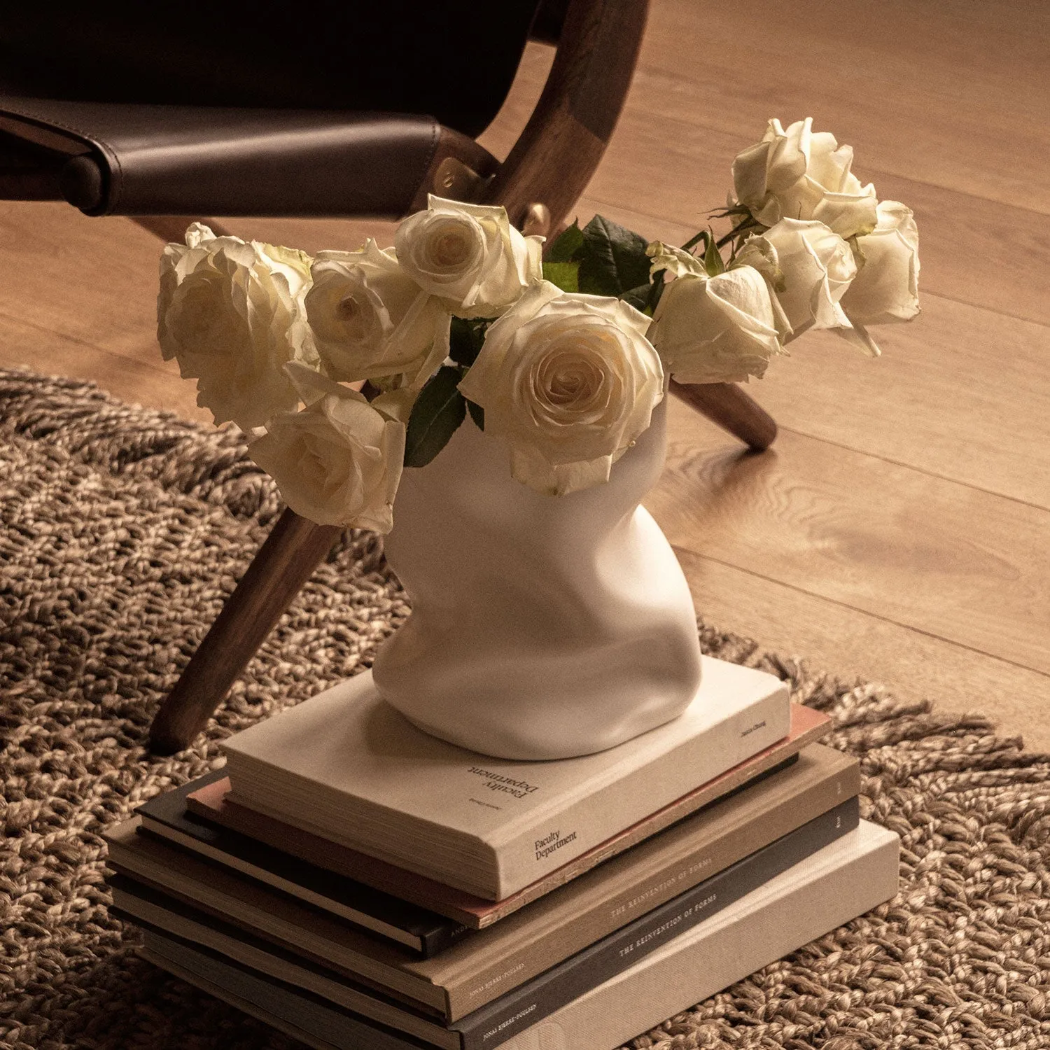 audo copenhagen (menu) | collapse vase | white 20cm