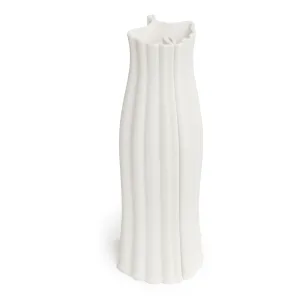 AVA White Vase 28cm