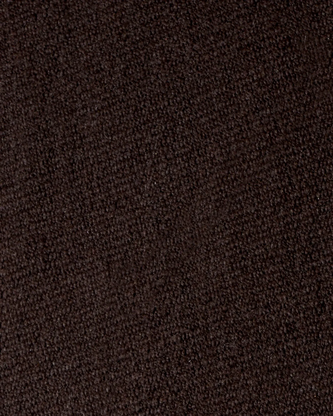 Awanay Onyx Black Carded Wool Rug