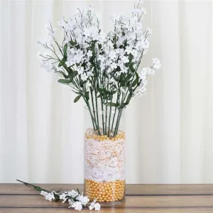 Baby Breath Bush Artificial Silk Flowers - White