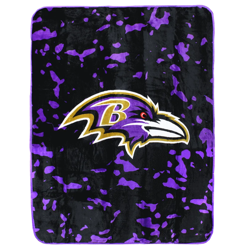 Baltimore Ravens Throw Blanket, 50" x 60"