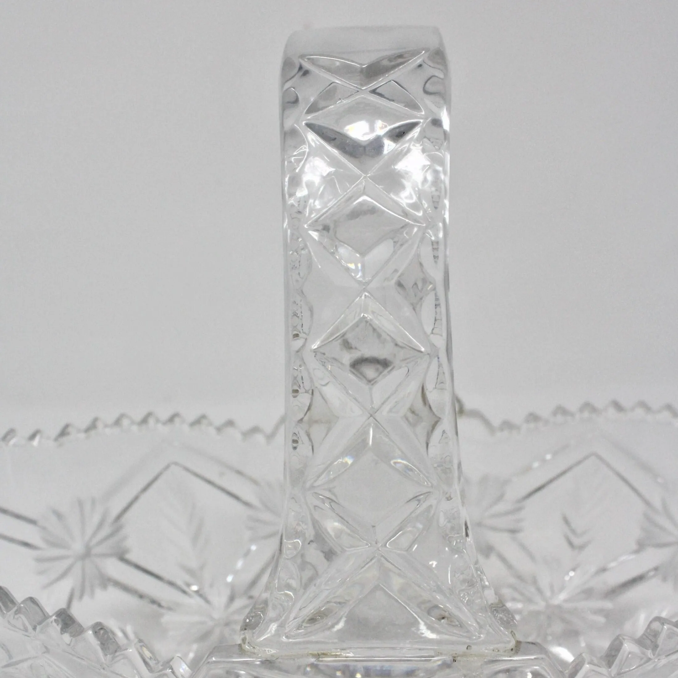 Basket, Anna Hutte, Margaret. Lead Crystal, Germany