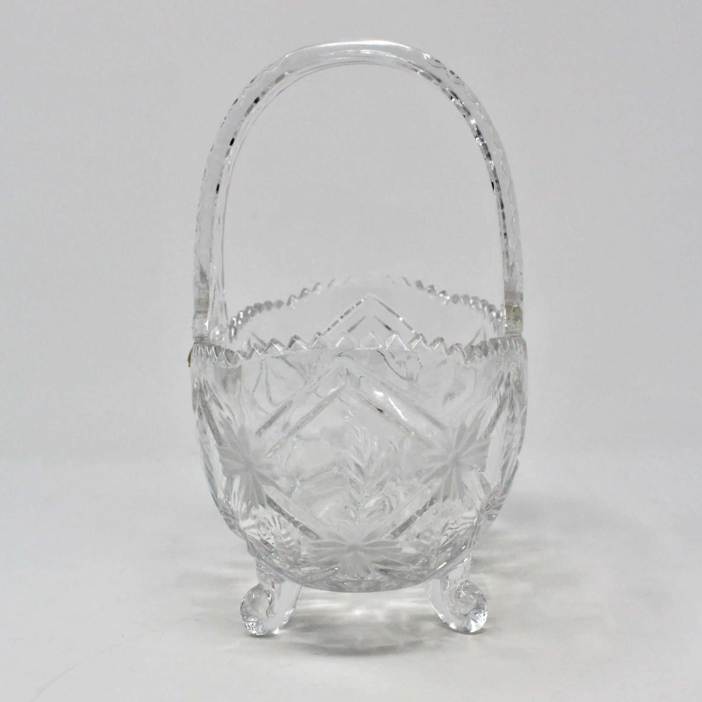 Basket, Anna Hutte, Margaret. Lead Crystal, Germany