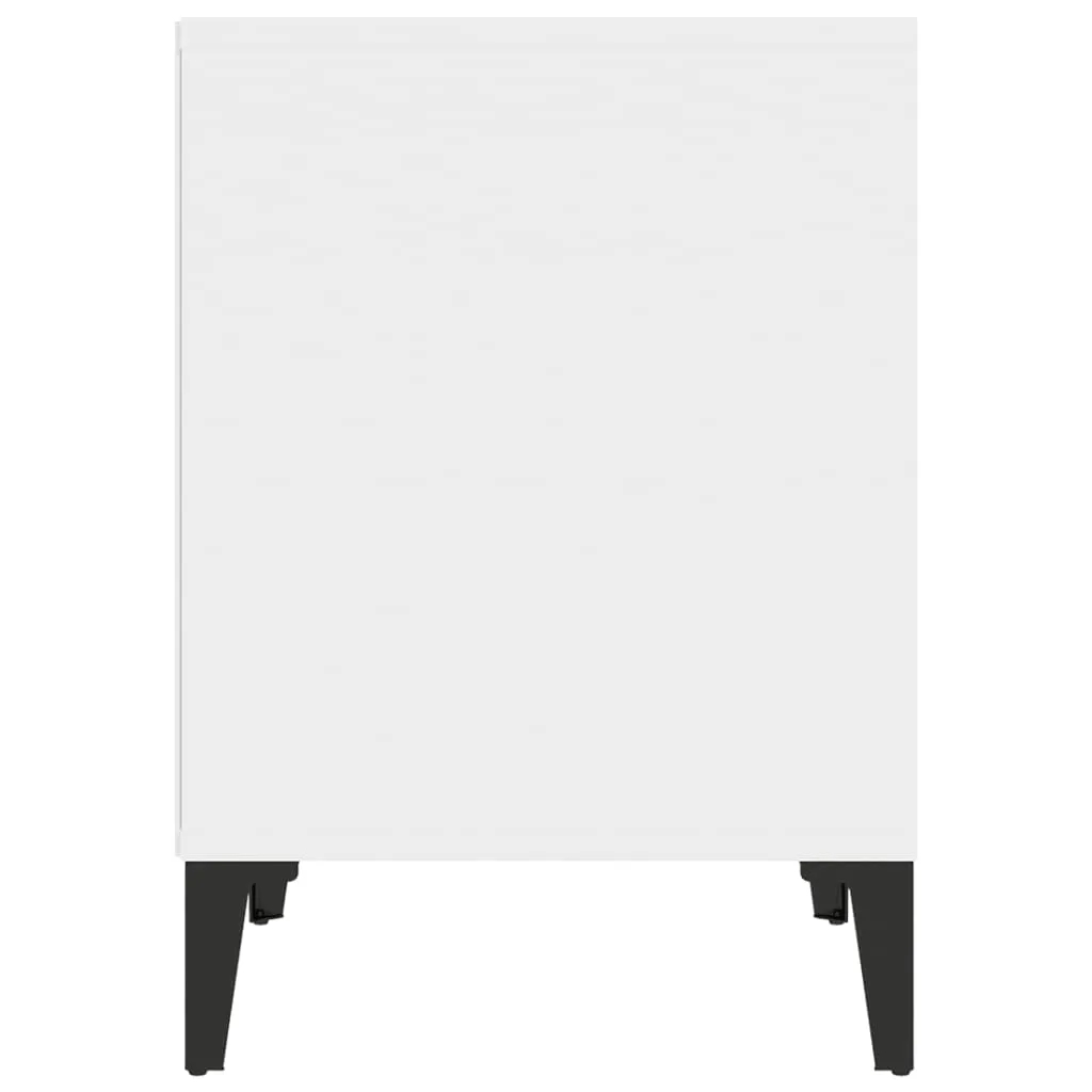 Bedside Cabinets 2 pcs White 40x35x50 cm