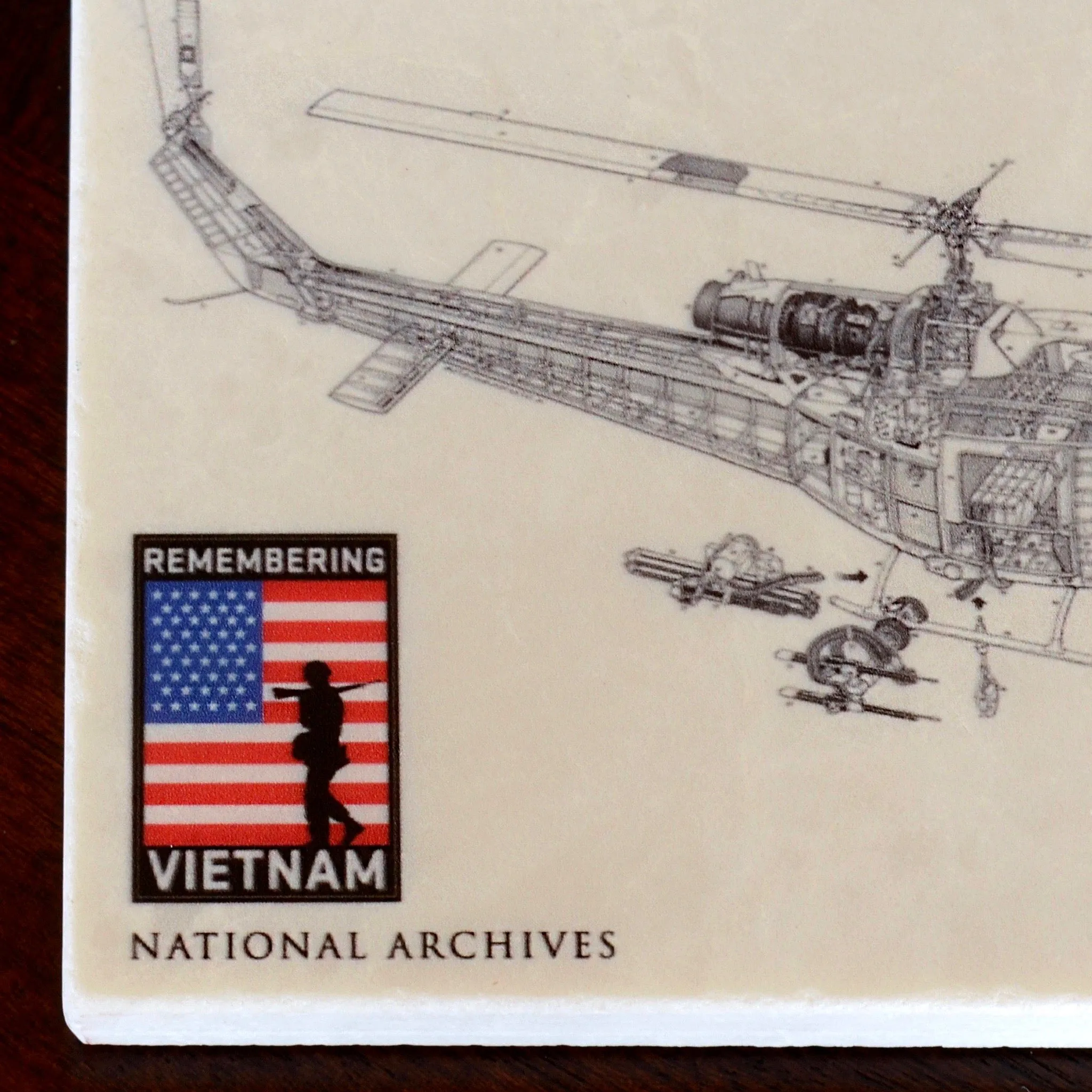 Bell Huey UH1B Iroquois Helicopter Coaster