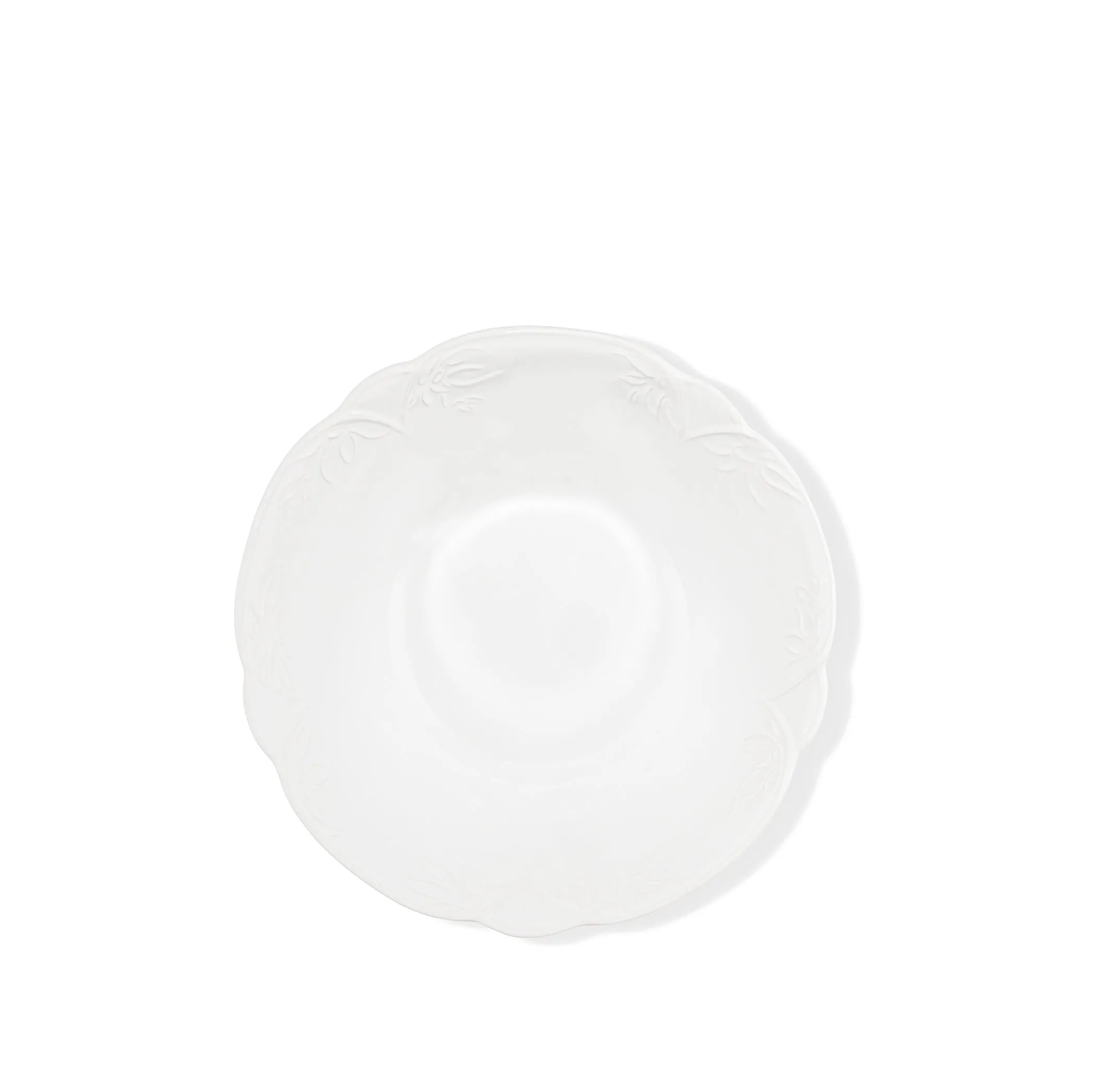Bernadette's Falling Flower White Serving Bowl, 30cm