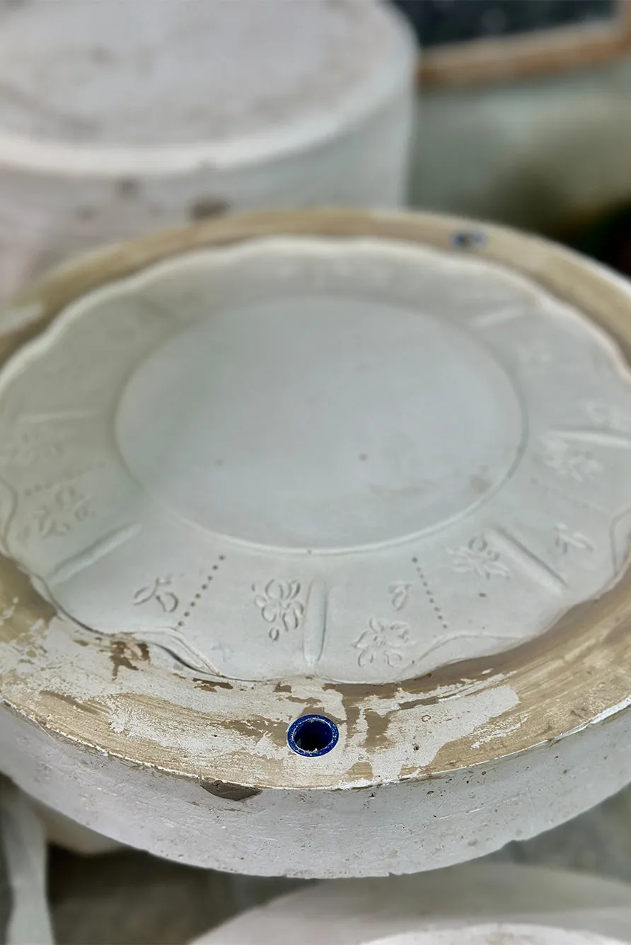 Bernadette's Falling Flower White Soup Bowl, 22cm