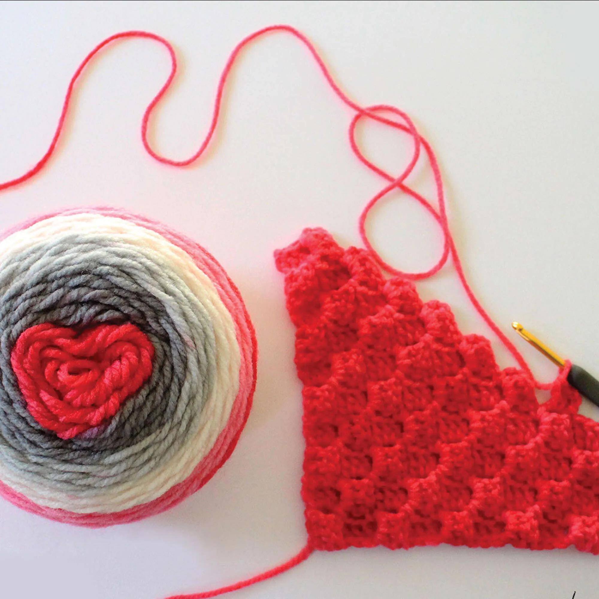 Bernat Geometric Crochet Baby Blanket