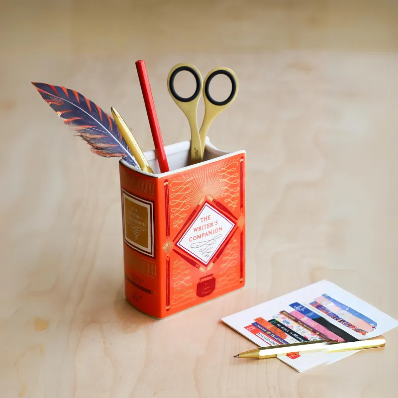 Bibliophile Ceramic Book Art Vases {multiple designs}