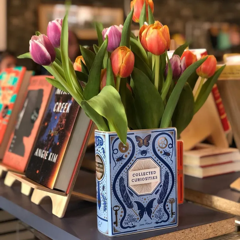 Bibliophile Ceramic Book Art Vases {multiple designs}