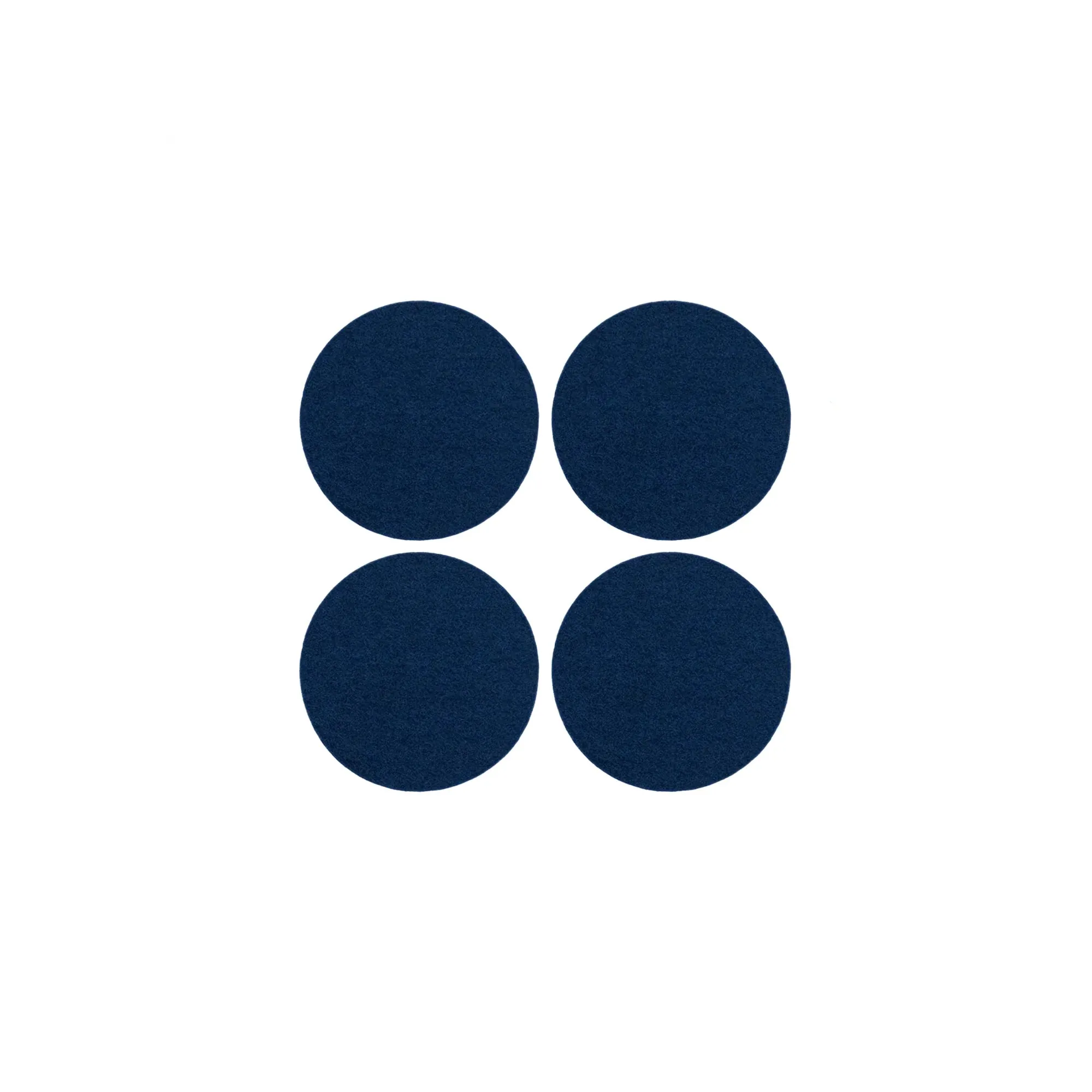 Bierfilzl Merino Wool Felt Round Coaster 4PK