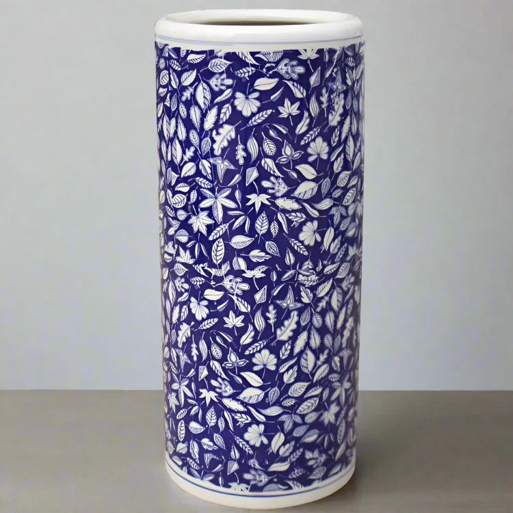 Blue and White Chinese Umbrella Stand