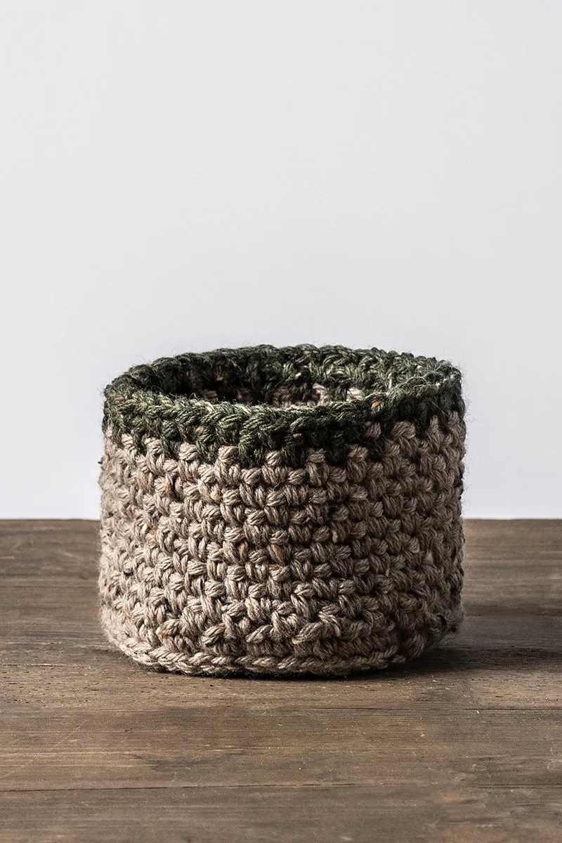 Blue Sky Fibers - Woolstok Tweed Patterns - Portage Crochet Baskets - PDF Download