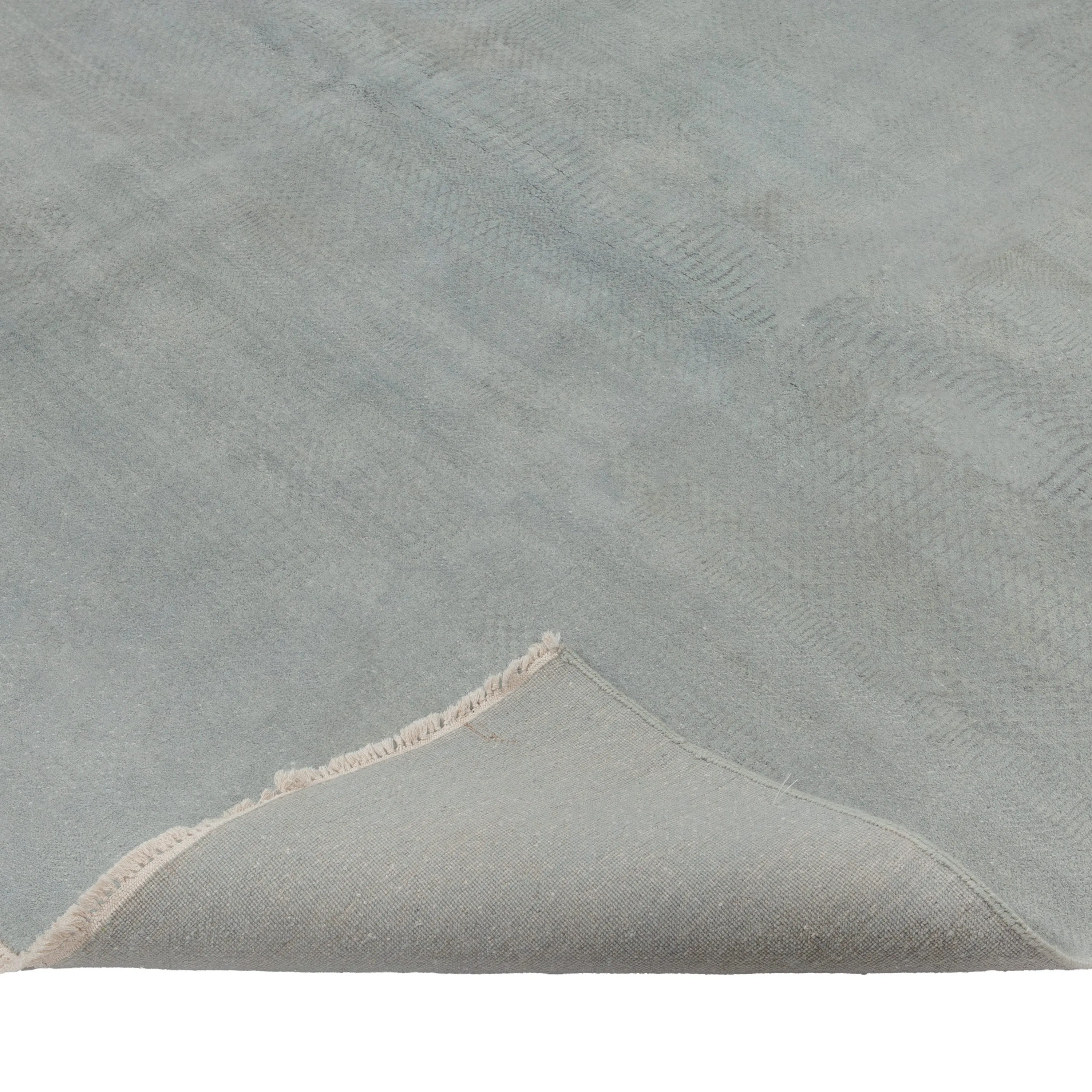 Blue Solid Indo Savannah Rug - 8' x 10'1"